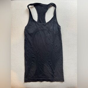 lulu swiftly tech black tank